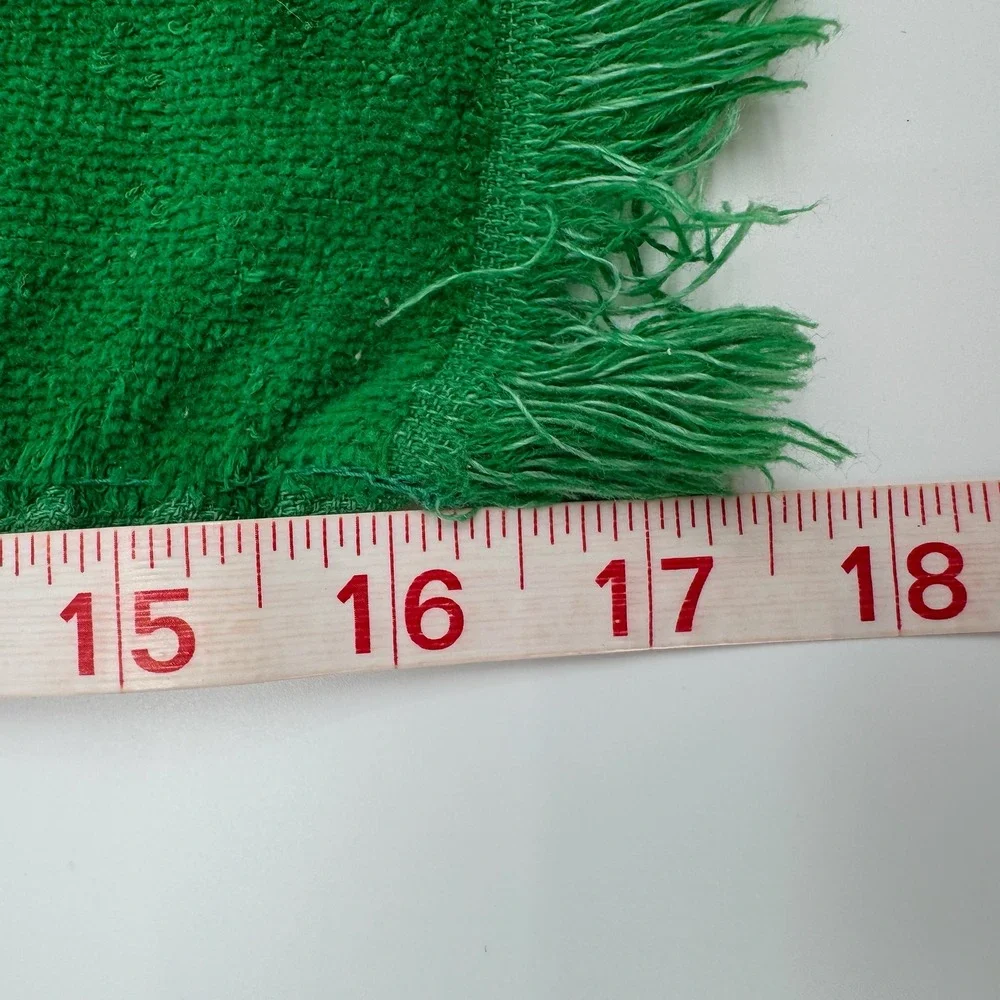 Vtg 70s Fieldcrest Guest Towels SET 2 Powder Room Christmas Tree Holiday Wreath